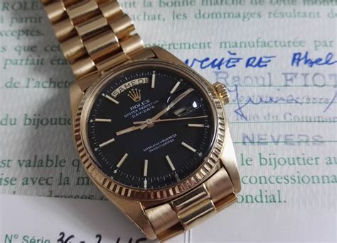 rolex day date president black dial